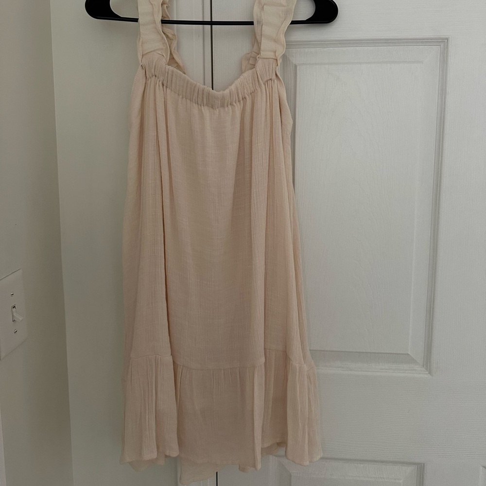 cream dress